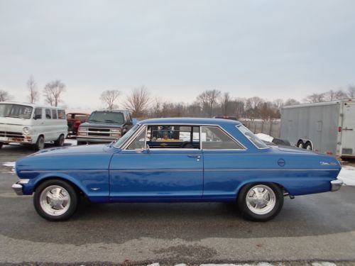 1963 chevrolet nova, true ss, 350 at 12 bolt, disc, chevy ii, excond, low resrve