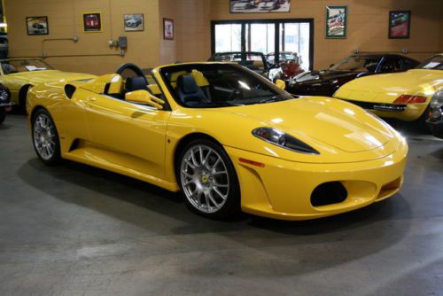 F430 spider - modena yellow - rare 6-speed manual - serviced - many options...