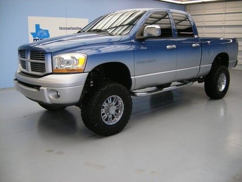 We finance!!!  2006 dodge ram 2500 slt heavy duty 5.9 cummins diesel 4x4 lift cd