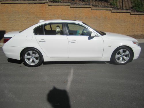 2006 BMW 530i White with tan leather Sedan 4-Door 3.0L In Good condition 145,798, US $11,500.00, image 2