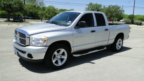 2007 dodge ram lone star quad cab auto 6-pass 20&#039;s 1 owner