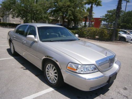 2004 LINCOLN TOWN CAR SIGNATURE 4.6L V8 RWD LUXURY SEDAN FLORIDA ONE OWNER L@@K, image 12