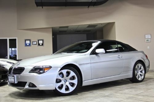 2004 bmw 645ci convertible $82k+msrp sport pack navigation heated seats 1 owner!
