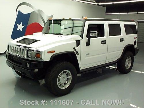 2007 hummer h2 4x4 heated leather bose tow hitch 67k mi texas direct auto