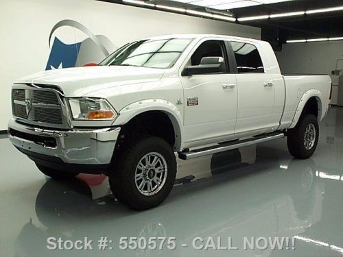 2011 dodge ram 2500 mega 4x4 lift diesel 6-pass 25k mi texas direct auto