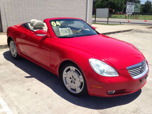 2004 lexus sc430 hard top convertible 2-door 4.3l navi mark levinson