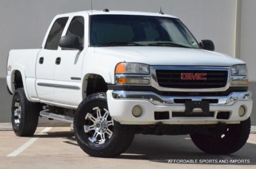 2005 sierra 2500 slt crew 4x4 6.0l vortec lthr racing wheels $699 ship