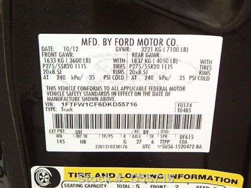 2013 FORD F-150 LARIAT CREW 5.0L SUNROOF NAV 20'S 24K TEXAS DIRECT AUTO, US $34,980.00, image 10