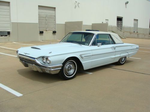 1965 ford thunderbird coupe-  cold a/c , nice driver.  rustfree texas car