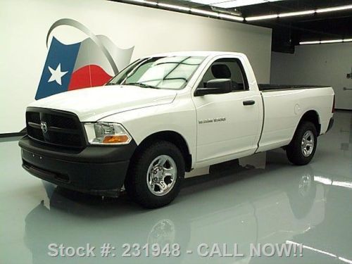 2012 dodge ram regular cab 4x4 longbed bedliner 54k mi texas direct auto