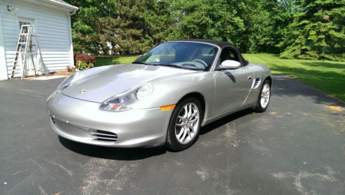 2003 porsche boxster 5 speed manual -  convertible - private sale - clean carfax