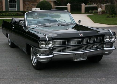 Elegant california rust free survivor-1964 cadillac eldorado  convertible -3k mi