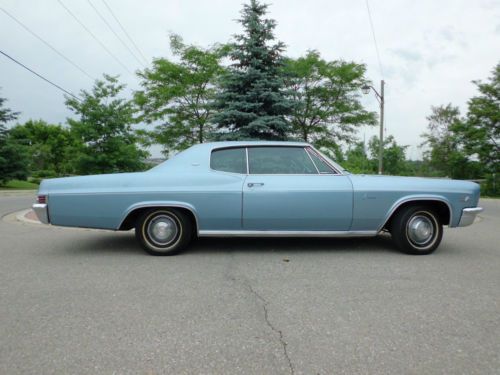 1966 chevrolet caprice classic hardtop 2-door 6.5l 396 big block numbers match