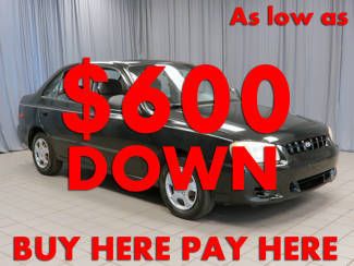 2002(02) hyundai accent gl! buy here pay here! we finance! save big! drive now!!