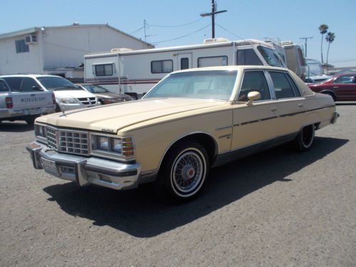 1977 pontiac bonneville, no reserve