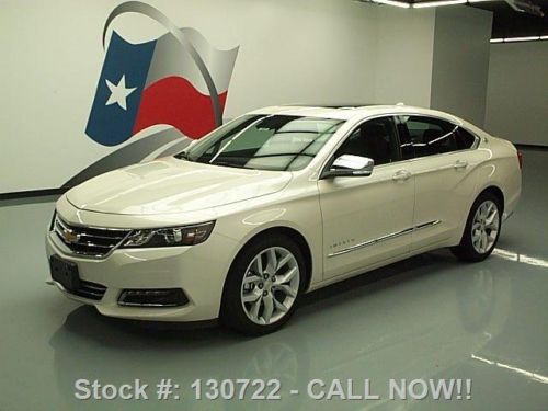 2014 chevy impala ltz pano roof nav rear cam 19&#039;s 5k mi texas direct auto