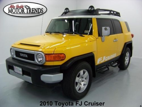 2010 toyota fj cruiser navigation rearcam bluetooth roof rack media 47k