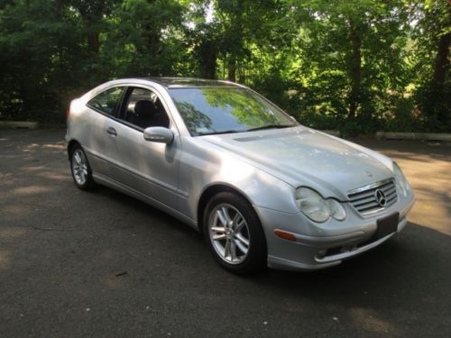 2002 mercedes benz c230 coupe kompressor panoramic roof automatic free carfax