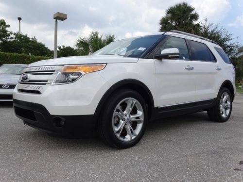 2014 ford explorer limited leather 3rd row sun roof warranty