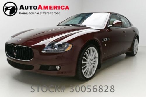 2011 maserati quattroporte s 12k low miles nav sunroof rearcam lthr one 1 owner