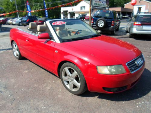 2004 audi a4 cabriolet convertible 2-door 3.0l