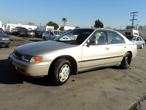 1995 honda accord lx sedan 4-door 2.2l, no reserve