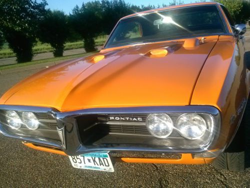 1968 pontiac firebird 400 6.6l 4 speed special order color rare phs little gto