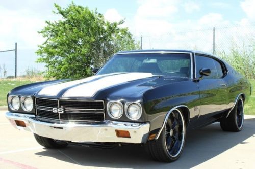 1970 chevrolet chevelle ss,  454/425hp , disc brk , a/c , 6 speed , foose wheels