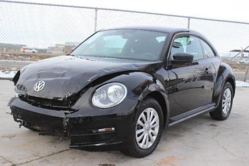 2012 volkswagen beetle 2.5l damaged fixer project repairable salvage runs! l@@k!