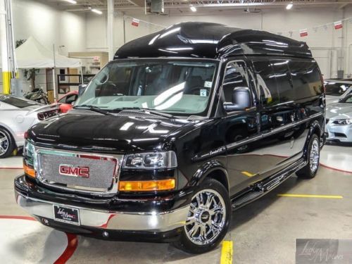 2013 gmc savana 2500 explorer high top conversion van extended 9 passanger