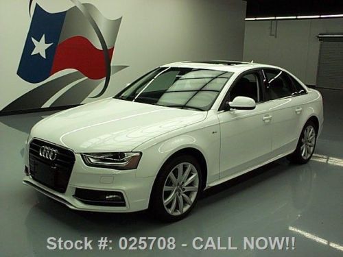 2014 audi a4 2.0t premium sedan s-line auto sunroof 5k texas direct auto