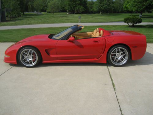 2002 supercharged z06 corvette caravaggio widebody convertible conversion