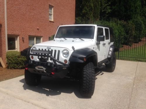 2013 Jeep Wrangler Unlimited Sahara Sport Utility 4-Door Lifted 35" tires, US $36,900.00, image 3