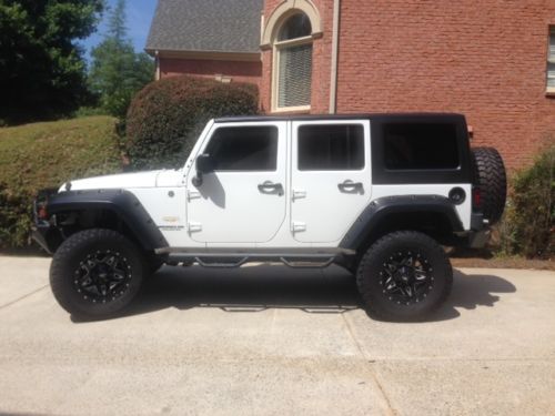 2013 Jeep Wrangler Unlimited Sahara Sport Utility 4-Door Lifted 35" tires, US $36,900.00, image 4