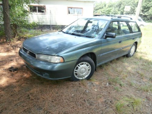 1996 subaru legacy l wagon 2.2l all wheel drive awd gas saver family no reserve