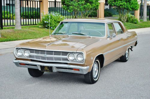 Wow super clean 1 owner 1965 chevrolet malibu rare factory a/c straight p.s cool