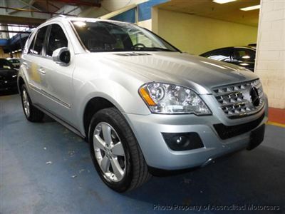 2010 mercedes benz ml-350 4matic awd 4x4 navigation low miles automatic silver