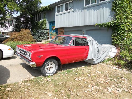 Collector drag car-1967 plymouth gtx-red