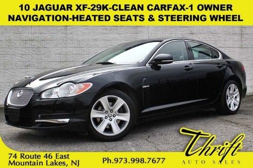 10 jaguar xf-29k-clean carfax-1 owner-navigation-heated seats &amp; steering wheel