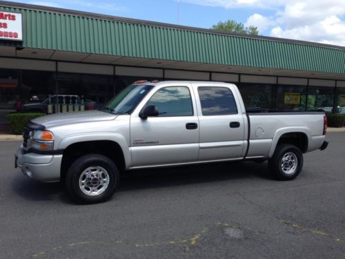 4x4 - sle - leather - crew cab - 6.6l duramax turbo diesel - allison tranny