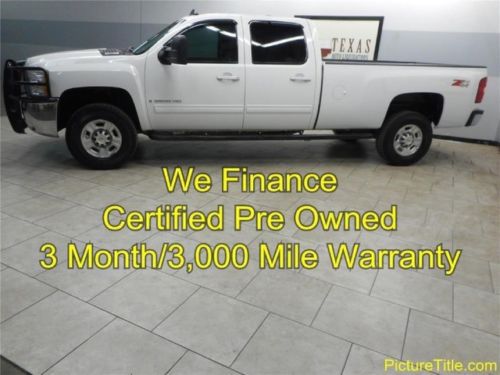 09 chevy 3500 ltz srw 4x4 crew leather heated seats warranty we finance texas