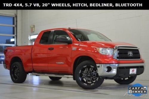 10 toyota tundr trd off road tow package 15k miles 20&#034; rim grapplers bluetooth