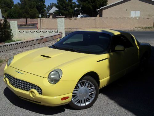 Low mileage yellow thunderbird with great exhaust note