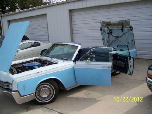 1966 lincoln continental 4dr convertible
