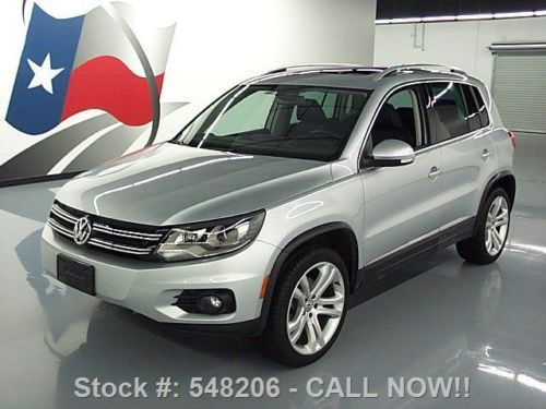 2013 volkswagen tiguan sel pano roof nav rear cam 18k texas direct auto