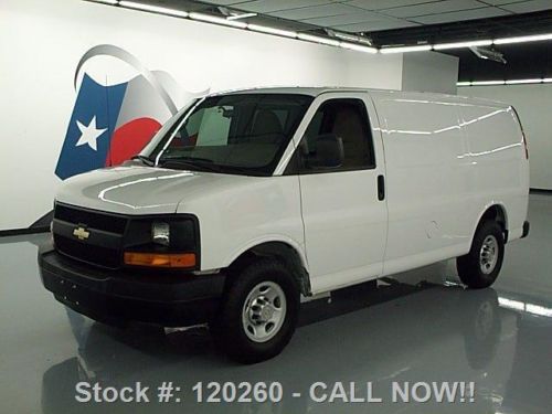 2012 chevy express 2500 cargo van custom shelves 72k mi texas direct auto