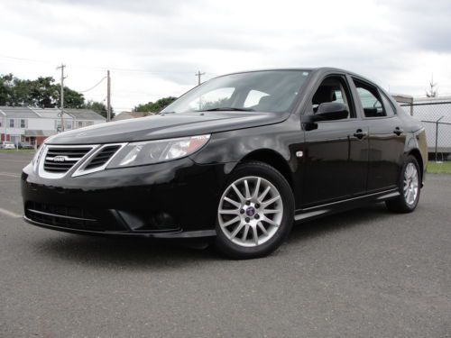 2007 saab 9-3 luxury sedan 2.0 turbo 4cyl engine leather low miles no reserve !!