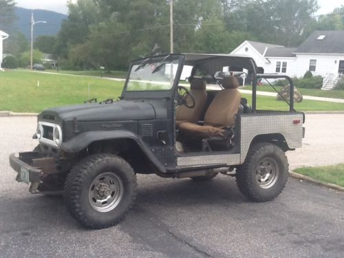 1972 toyota fj40 landcruiser sbc 350 lift power steering headers inspected on rd