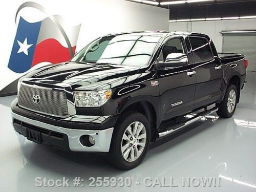 2012 toyota tundra platinum crewmax 4x4 sunroof nav 45k texas direct auto