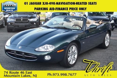 01 jaguar xj8-49k-navigation-heated seats-parking aid-finance price only
